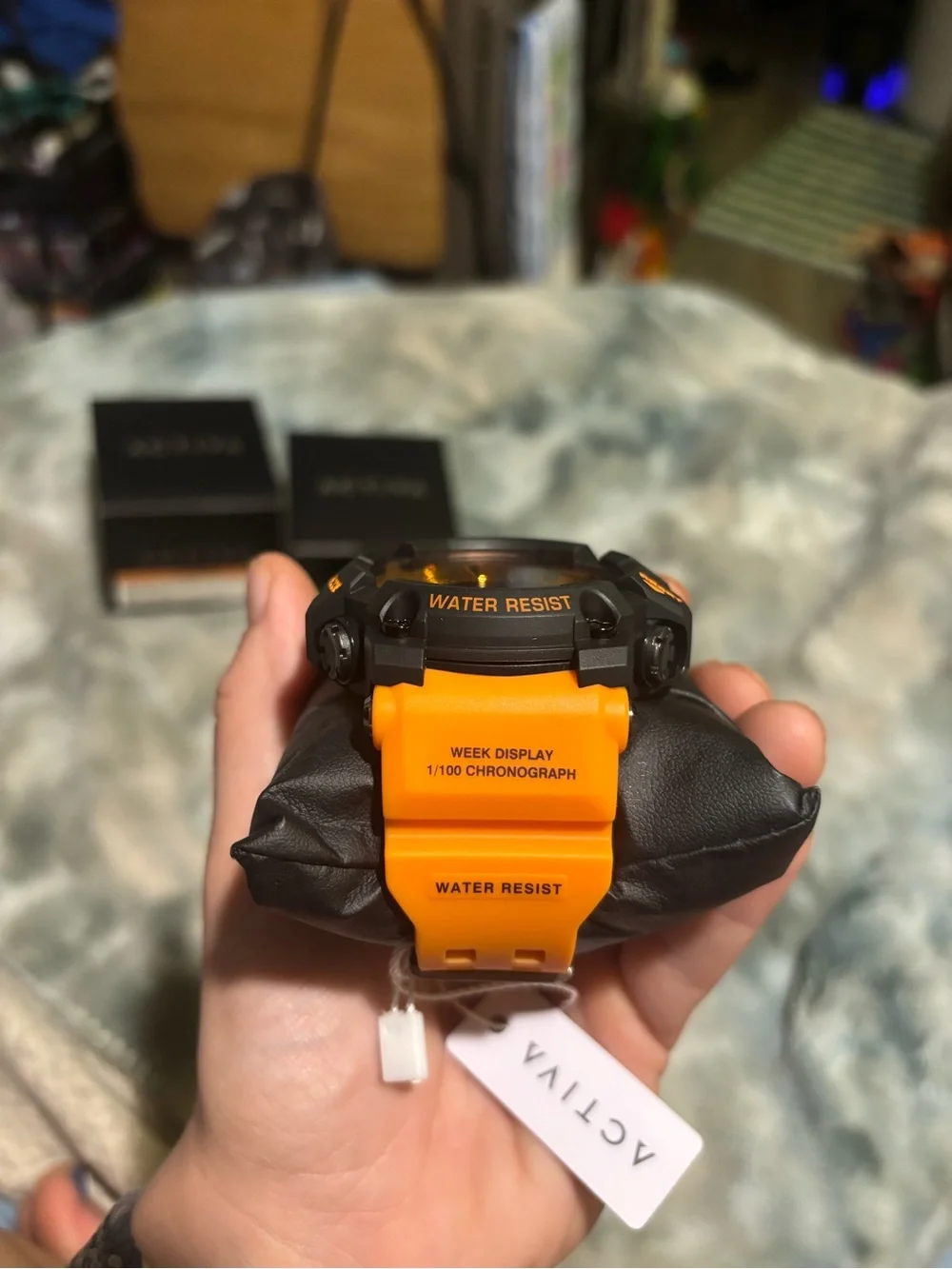Activa X Invicta Digital Unisex Watch - 50mm, Orange (ACW8082-009)